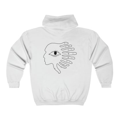 Frayanism Zip Up Hoodie (Rat Beach) - Image 3