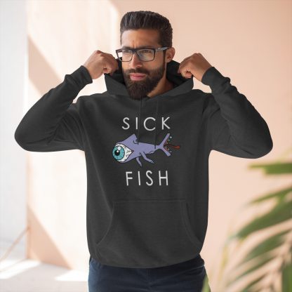 SICK FISH Premium Hoodie - Image 3