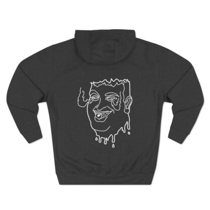 Burning Flame Eyes Premium Hoodie (Rat Beach)