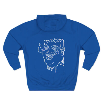 Burning Flame Eyes Premium Hoodie (Rat Beach) - Image 7